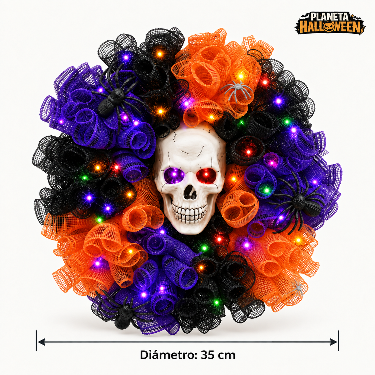 Corona Calavera Halloween