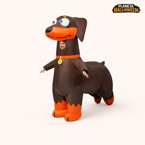 Disfraz Inflable Perro Salchicha