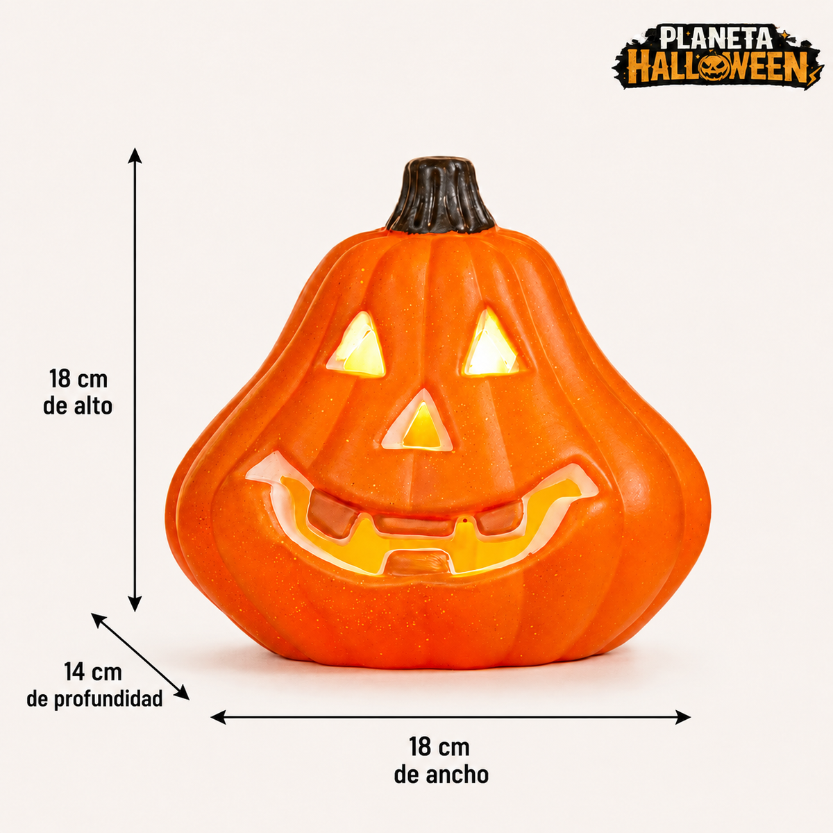 Calabaza LED 18x18x14