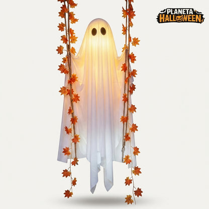 Fantasma Colgante Iluminado con Columpio