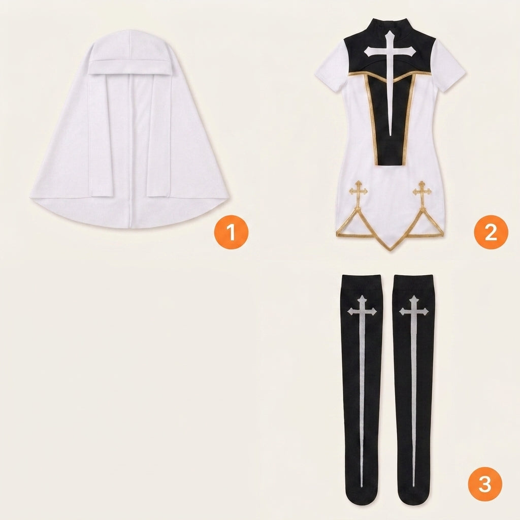 Disfraz Monja Sexy Halloween