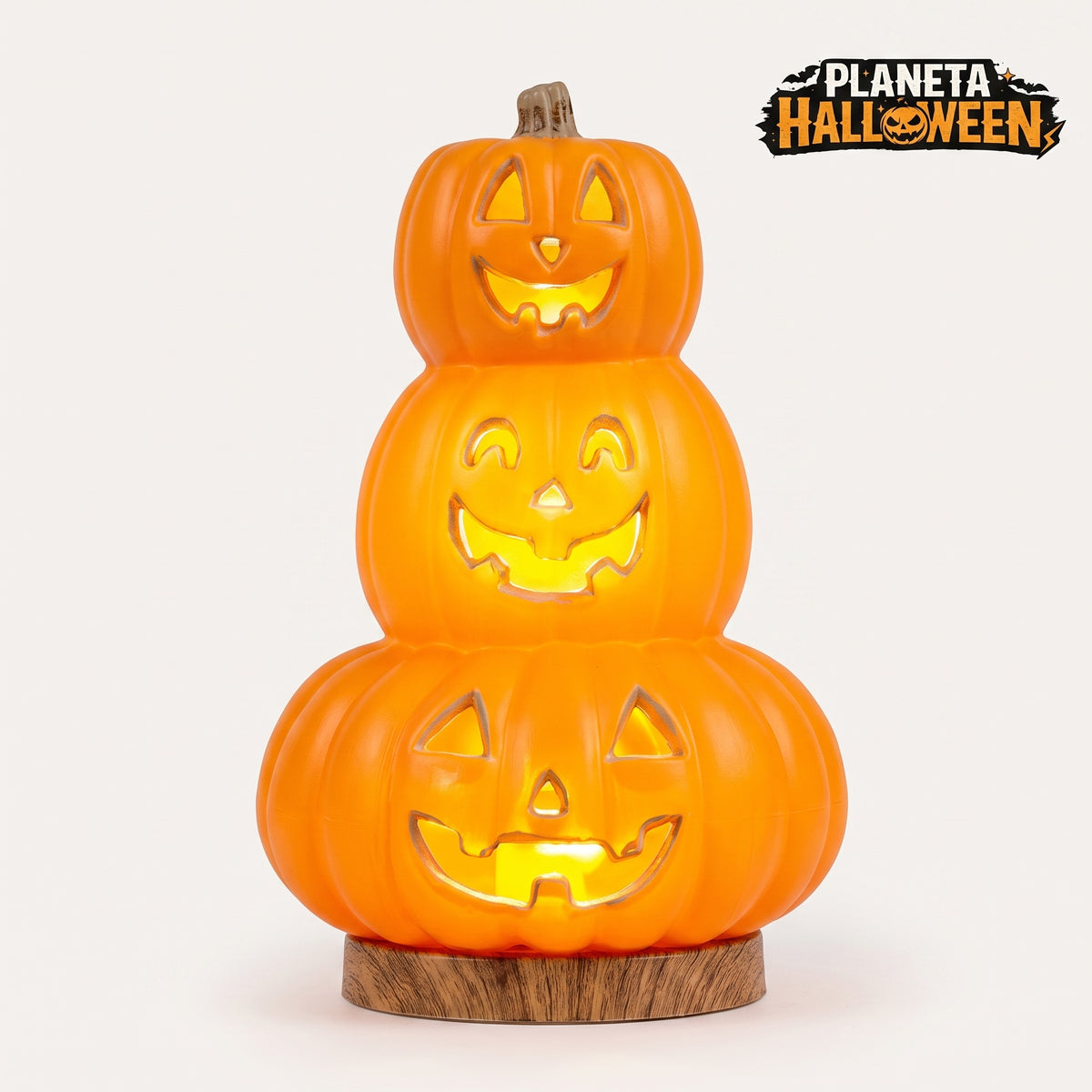 Triple Calabaza LED 35x23x23